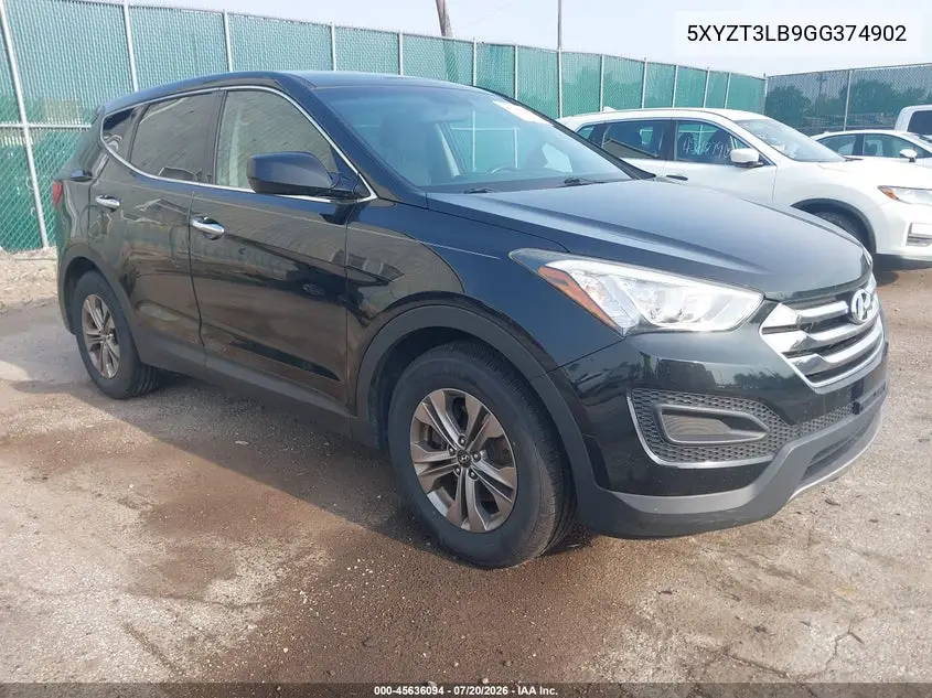 2016 Hyundai Santa Fe Sport 2.4L VIN: 5XYZT3LB9GG374902 Lot: 45636094