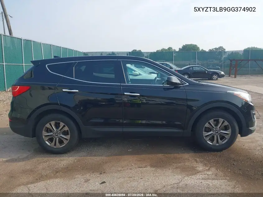 2016 Hyundai Santa Fe Sport 2.4L VIN: 5XYZT3LB9GG374902 Lot: 45636094