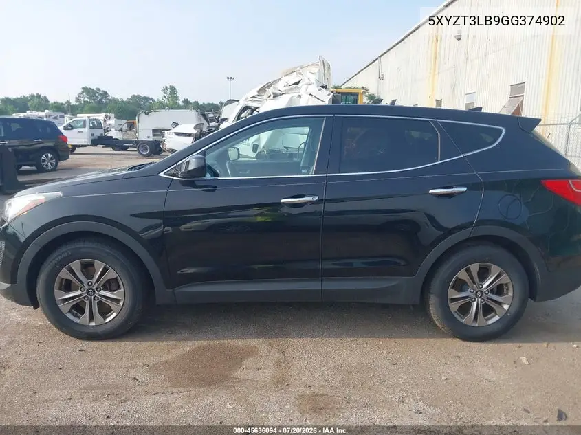 2016 Hyundai Santa Fe Sport 2.4L VIN: 5XYZT3LB9GG374902 Lot: 45636094