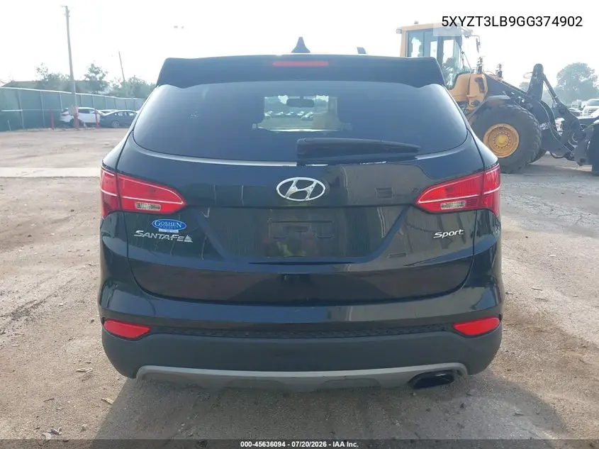 2016 Hyundai Santa Fe Sport 2.4L VIN: 5XYZT3LB9GG374902 Lot: 45636094