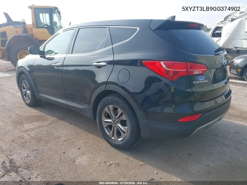2016 Hyundai Santa Fe Sport 2.4L VIN: 5XYZT3LB9GG374902 Lot: 45636094