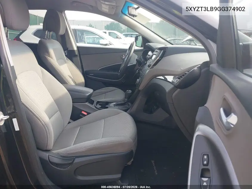2016 Hyundai Santa Fe Sport 2.4L VIN: 5XYZT3LB9GG374902 Lot: 45636094
