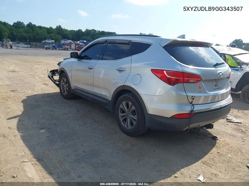 2016 Hyundai Santa Fe Sport 2.4L VIN: 5XYZUDLB9GG343507 Lot: 45659906