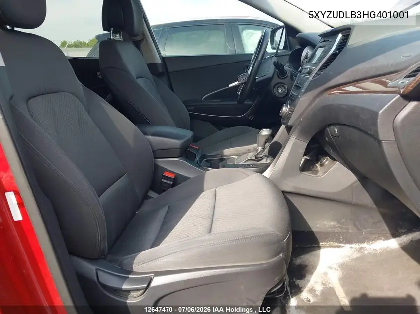 2017 Hyundai Santa Fe Sport 2.4 Premium VIN: 5XYZUDLB3HG401001 Lot: 12647470