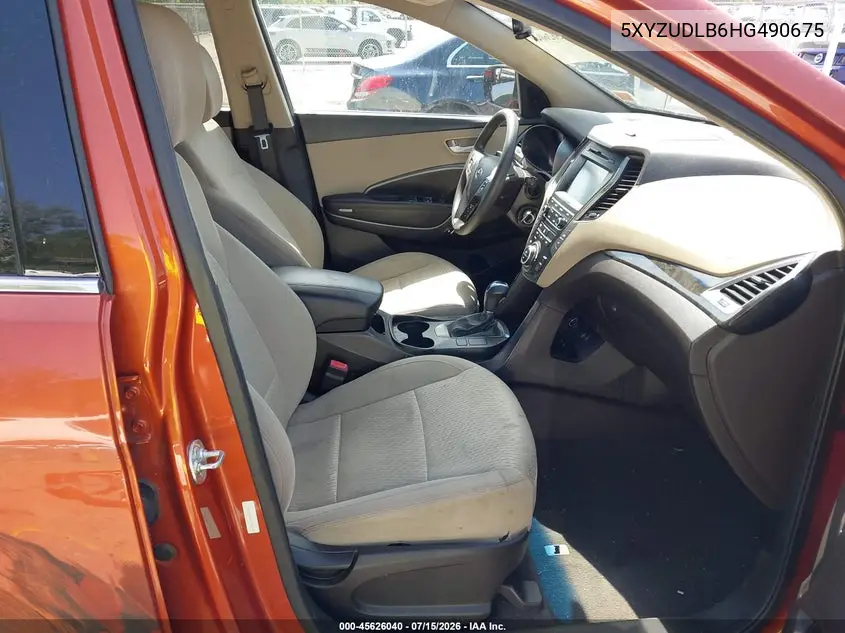 2017 Hyundai Santa Fe Sport 2.4L VIN: 5XYZUDLB6HG490675 Lot: 45626040