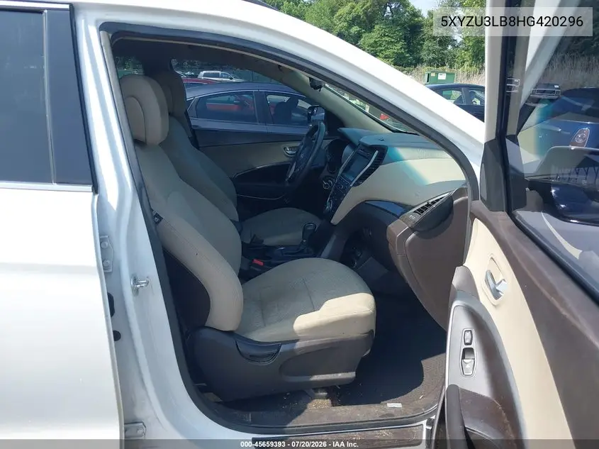 2017 Hyundai Santa Fe Sport 2.4L VIN: 5XYZU3LB8HG420296 Lot: 45659393