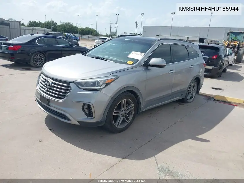 2017 Hyundai Santa Fe Limited Ultimate VIN: KM8SR4HF4HU185944 Lot: 45666878