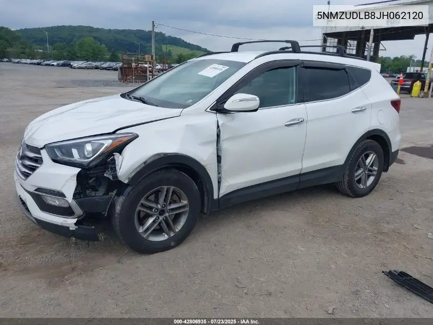 5NMZUDLB8JH062120 2018 Hyundai Santa Fe Sport 2.4L