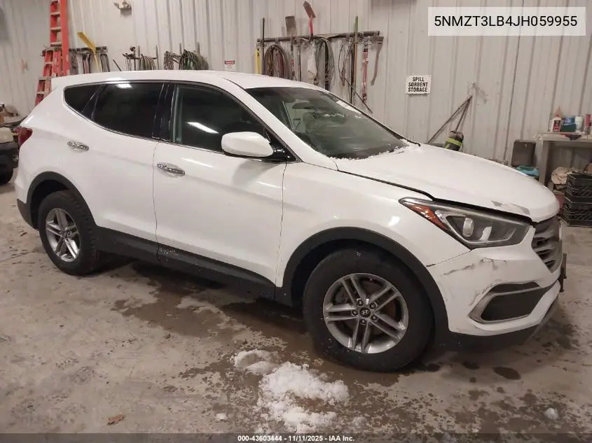 5NMZT3LB4JH059955 2018 Hyundai Santa Fe Sport 2.4L