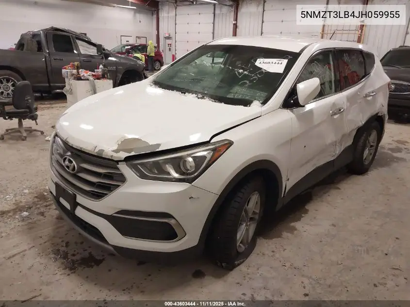 5NMZT3LB4JH059955 2018 Hyundai Santa Fe Sport 2.4L