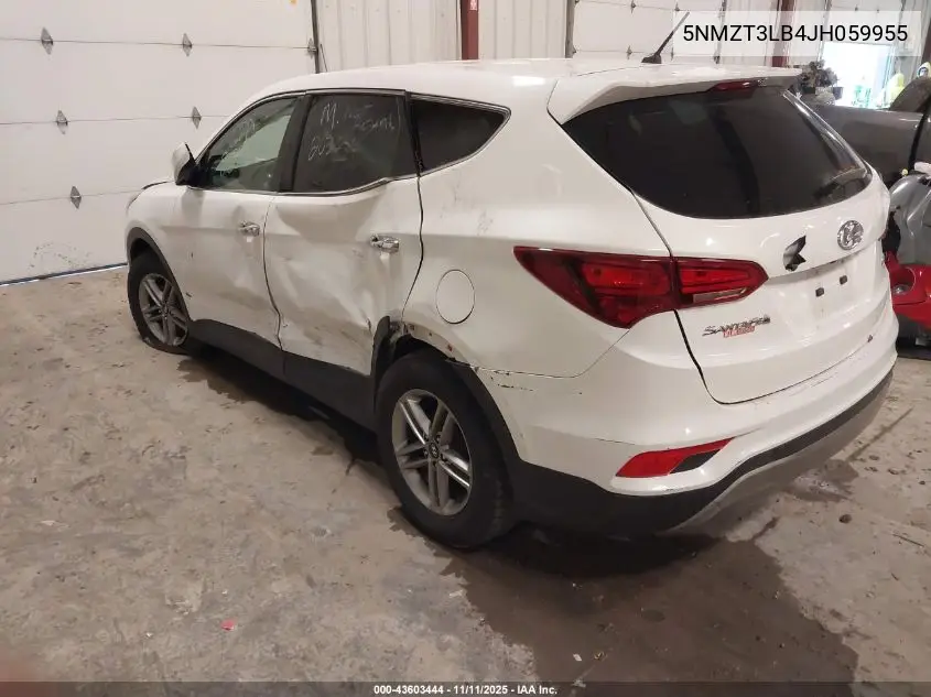 5NMZT3LB4JH059955 2018 Hyundai Santa Fe Sport 2.4L