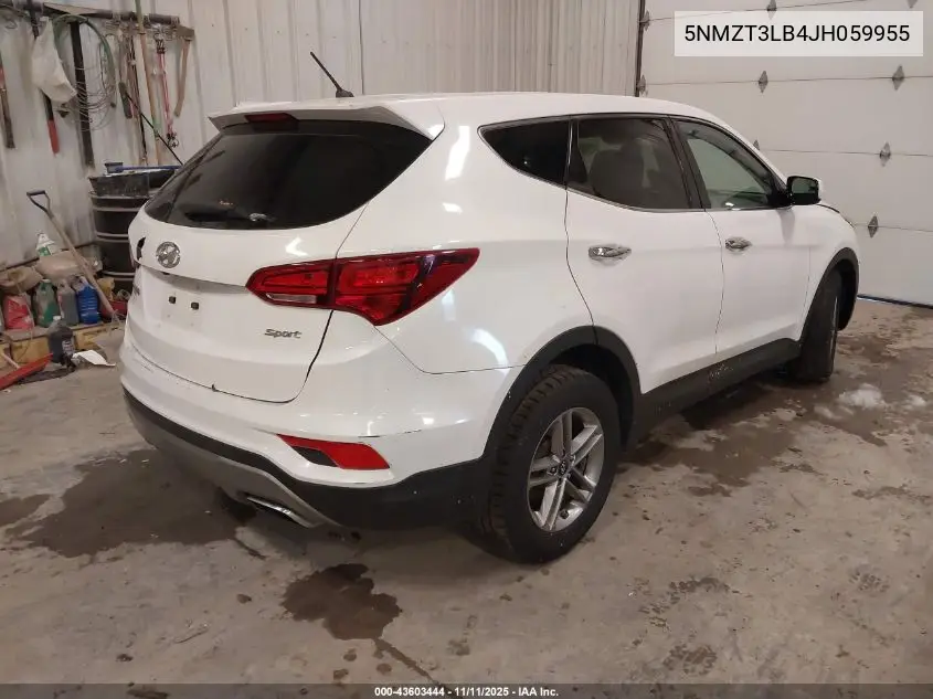 5NMZT3LB4JH059955 2018 Hyundai Santa Fe Sport 2.4L