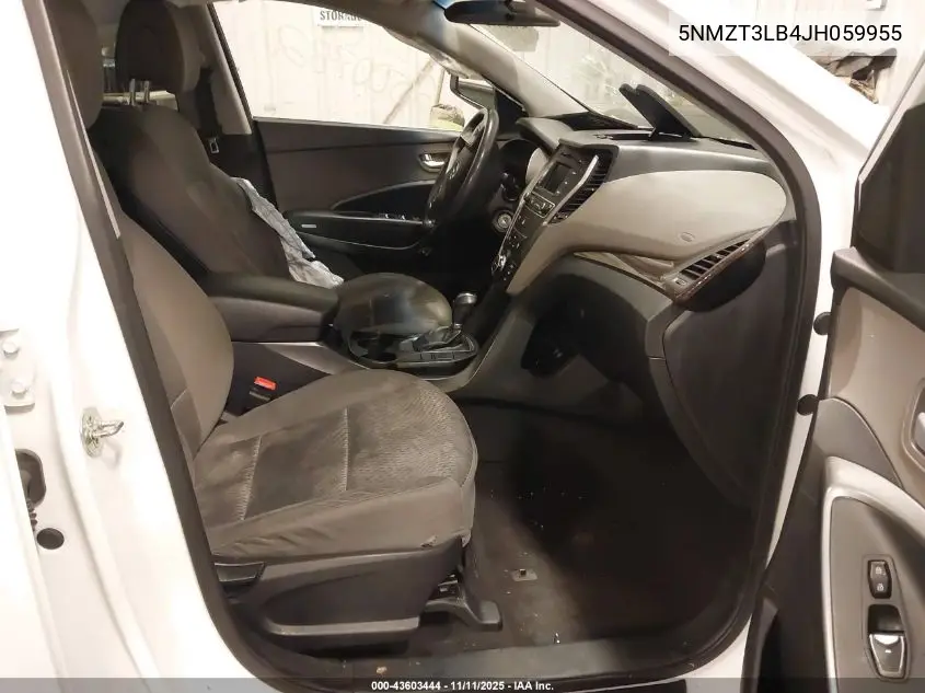5NMZT3LB4JH059955 2018 Hyundai Santa Fe Sport 2.4L