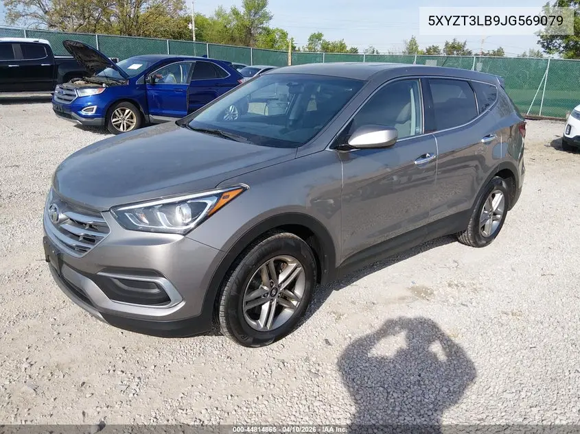5XYZT3LB9JG569079 2018 Hyundai Santa Fe Sport 2.4L