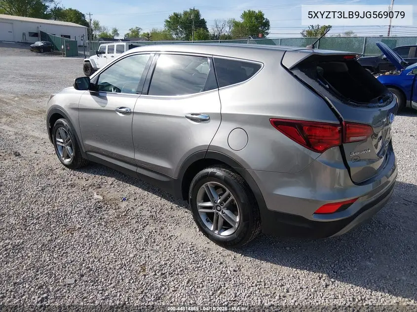5XYZT3LB9JG569079 2018 Hyundai Santa Fe Sport 2.4L