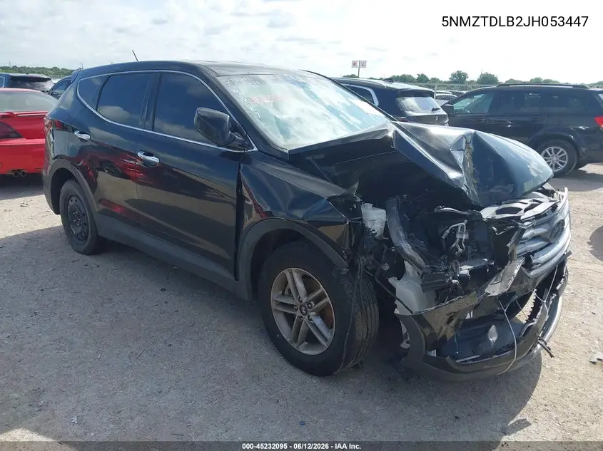 5NMZTDLB2JH053447 2018 Hyundai Santa Fe Sport 2.4L