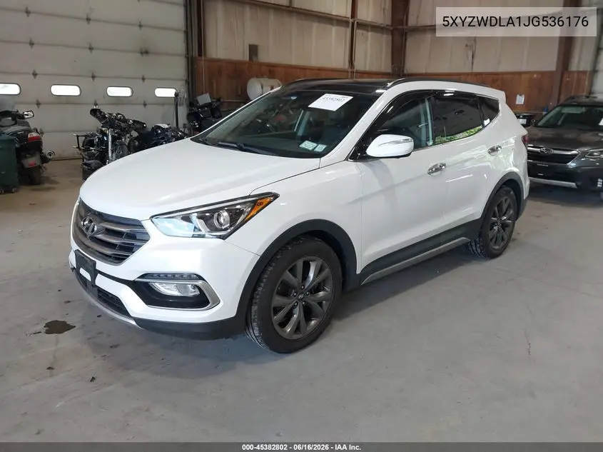2018 Hyundai Santa Fe Sport 2.0T Ultimate VIN: 5XYZWDLA1JG536176 Lot: 45382802