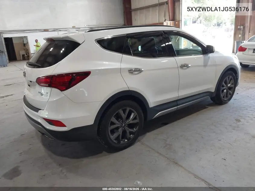 2018 Hyundai Santa Fe Sport 2.0T Ultimate VIN: 5XYZWDLA1JG536176 Lot: 45382802