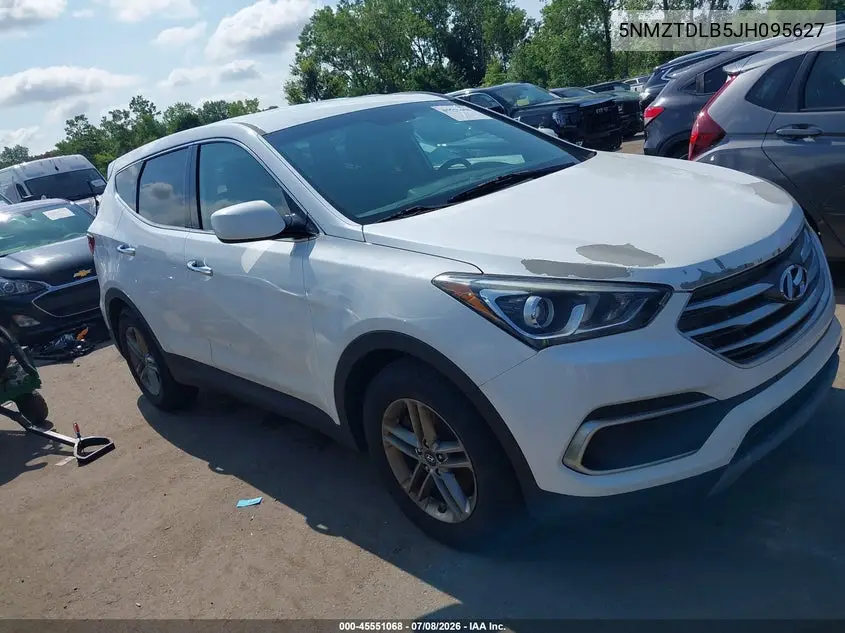 2018 Hyundai Santa Fe Sport 2.4L VIN: 5NMZTDLB5JH095627 Lot: 45551068