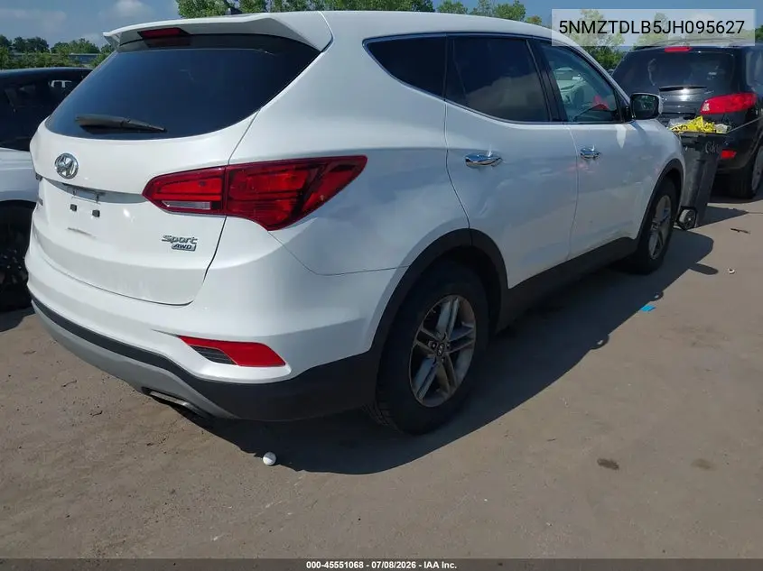 2018 Hyundai Santa Fe Sport 2.4L VIN: 5NMZTDLB5JH095627 Lot: 45551068