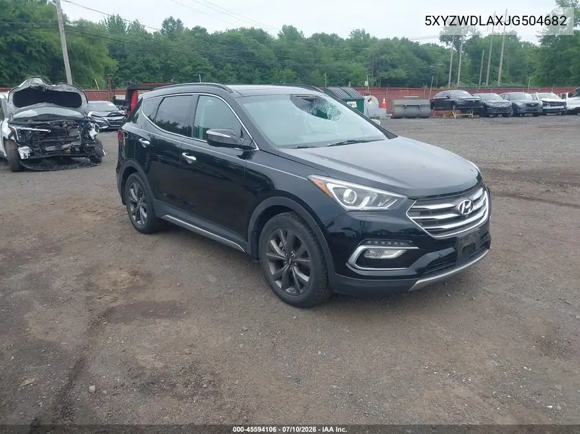 2018 Hyundai Santa Fe Sport 2.0T Ultimate VIN: 5XYZWDLAXJG504682 Lot: 45594106