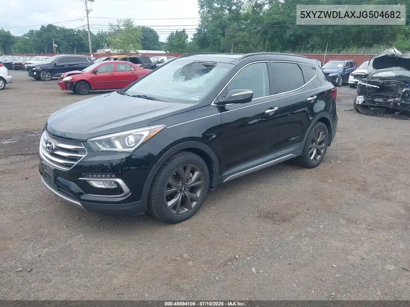 2018 Hyundai Santa Fe Sport 2.0T Ultimate VIN: 5XYZWDLAXJG504682 Lot: 45594106