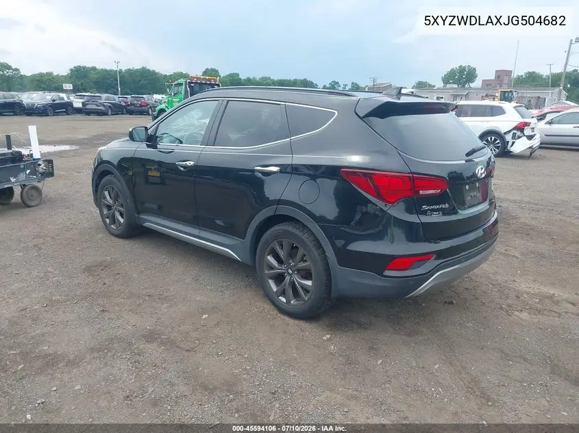 2018 Hyundai Santa Fe Sport 2.0T Ultimate VIN: 5XYZWDLAXJG504682 Lot: 45594106