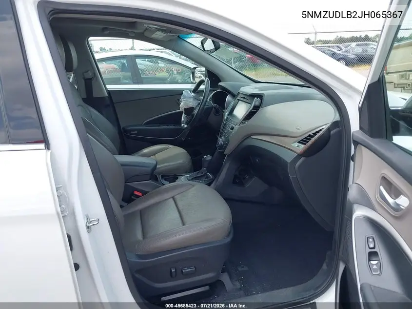 2018 Hyundai Santa Fe Sport 2.4L VIN: 5NMZUDLB2JH065367 Lot: 45685423
