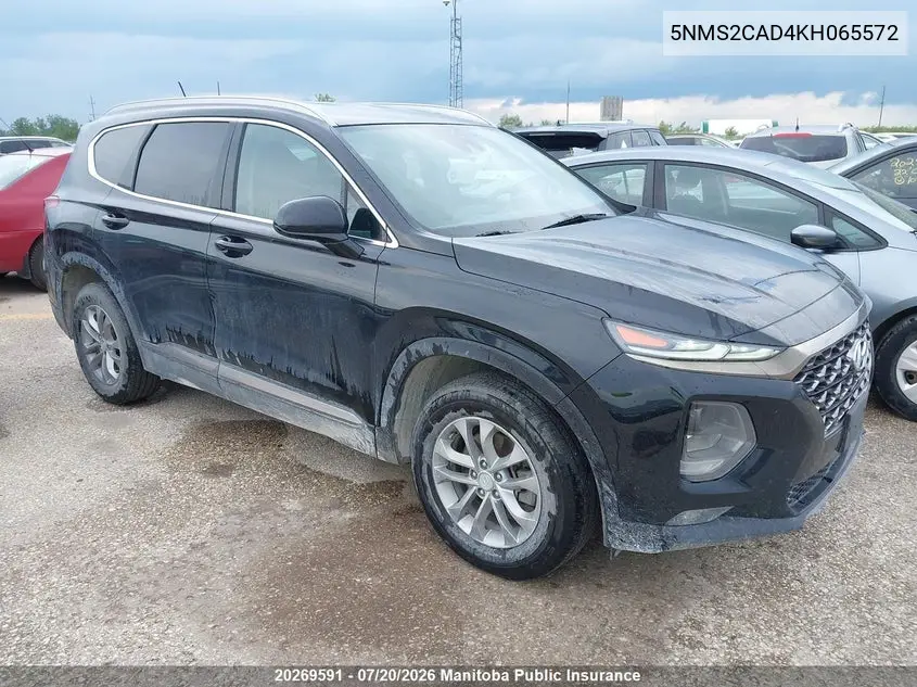 2019 Hyundai Santa Fe Essential VIN: 5NMS2CAD4KH065572 Lot: 20269591