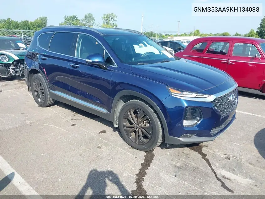2019 Hyundai Santa Fe Limited 2.0T VIN: 5NMS53AA9KH134088 Lot: 45641625