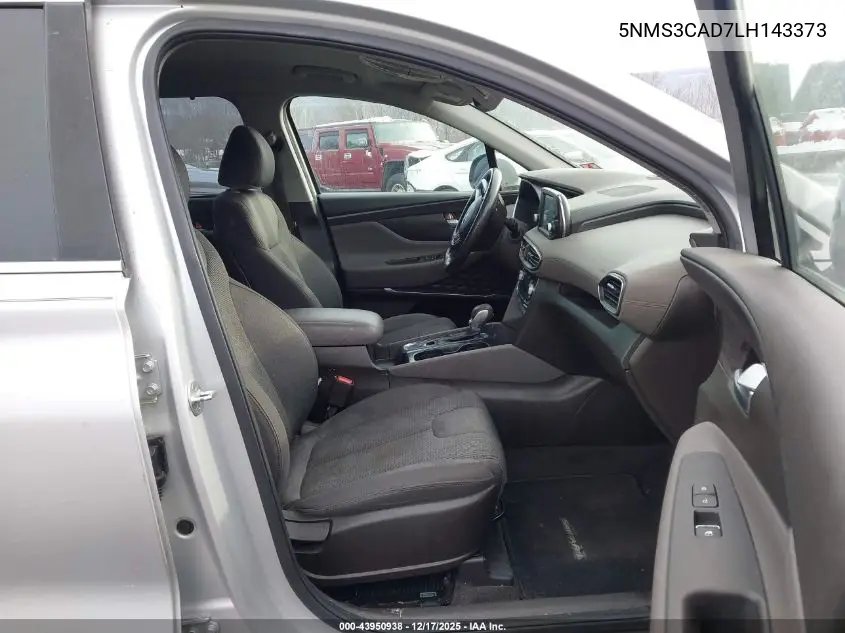 5NMS3CAD7LH143373 2020 Hyundai Santa Fe Sel