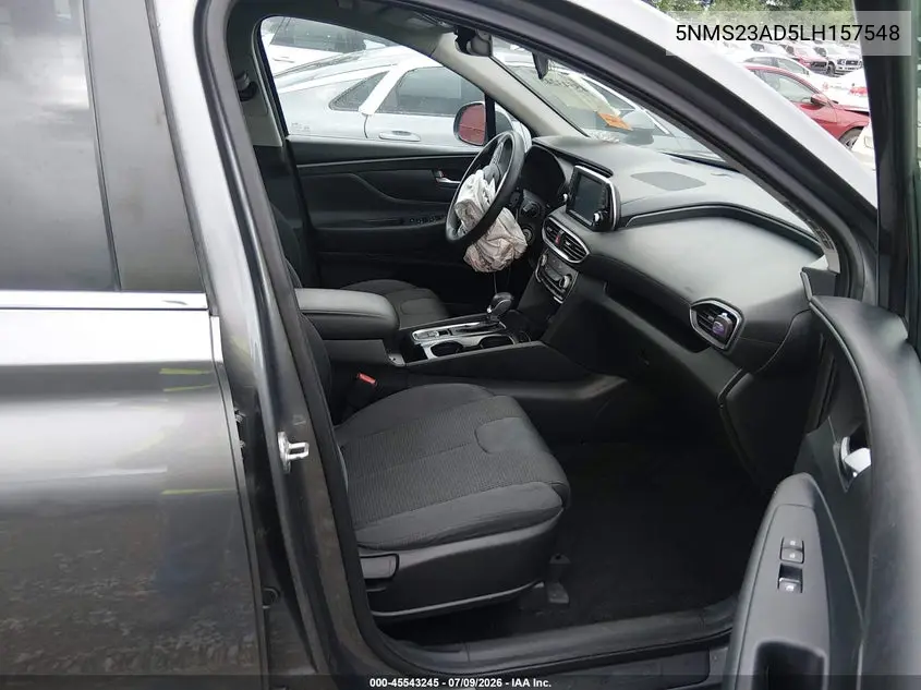 2020 Hyundai Santa Fe Se VIN: 5NMS23AD5LH157548 Lot: 45543245