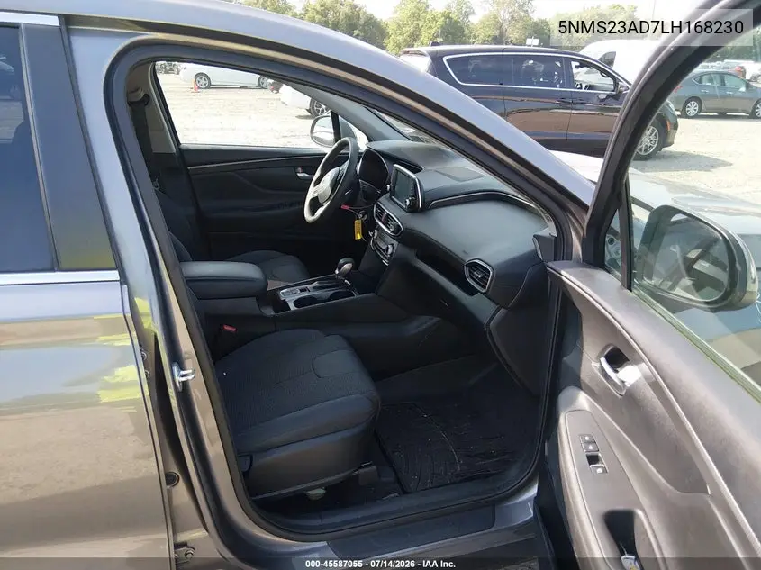 2020 Hyundai Santa Fe Se VIN: 5NMS23AD7LH168230 Lot: 45587055