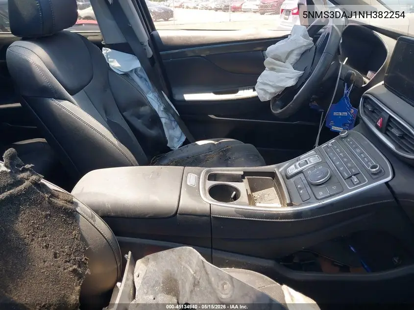 5NMS3DAJ1NH382254 2022 Hyundai Santa Fe Sel