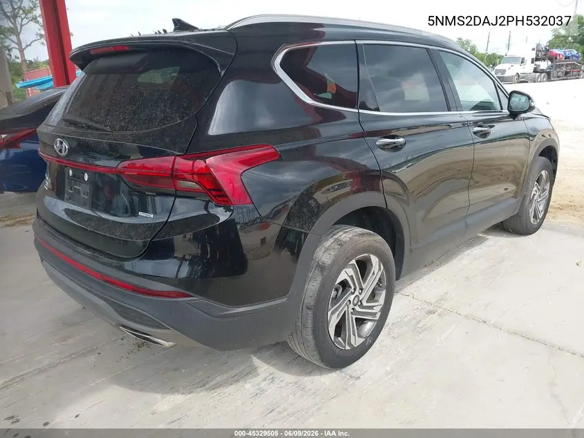 2023 Hyundai Santa Fe Sel VIN: 5NMS2DAJ2PH532037 Lot: 45329505