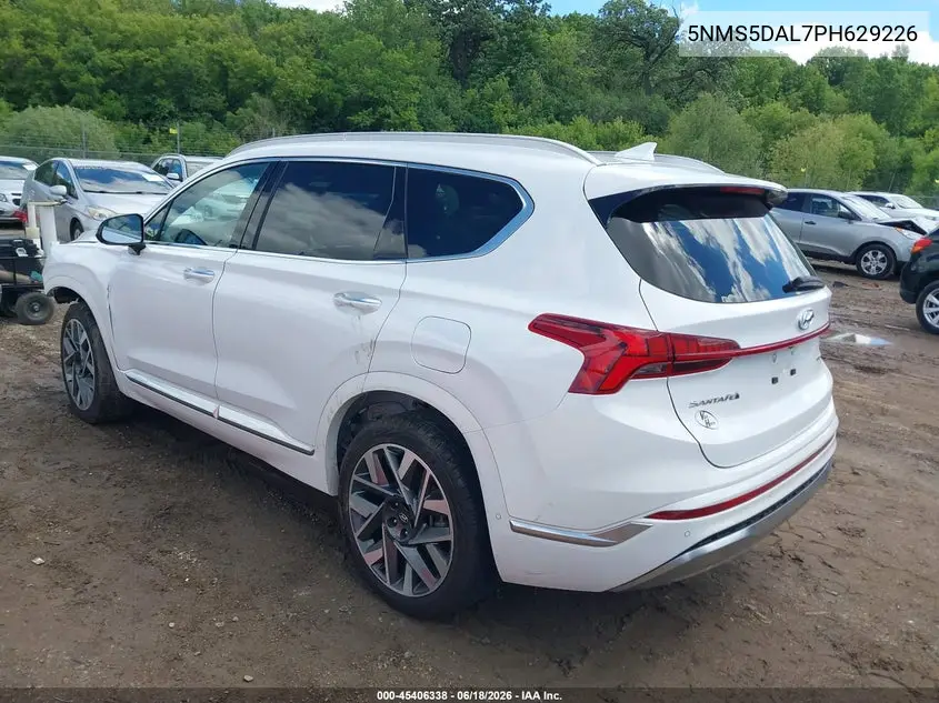 2023 Hyundai Santa Fe Calligraphy VIN: 5NMS5DAL7PH629226 Lot: 45406338