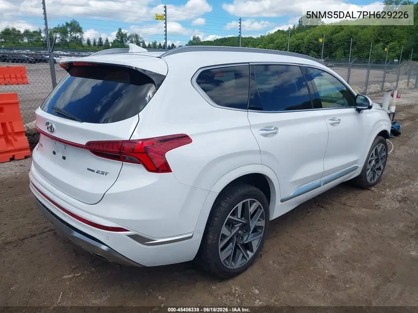 2023 Hyundai Santa Fe Calligraphy VIN: 5NMS5DAL7PH629226 Lot: 45406338