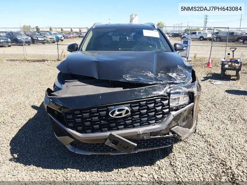 2023 Hyundai Santa Fe Sel VIN: 5NMS2DAJ7PH643084 Lot: 45409592