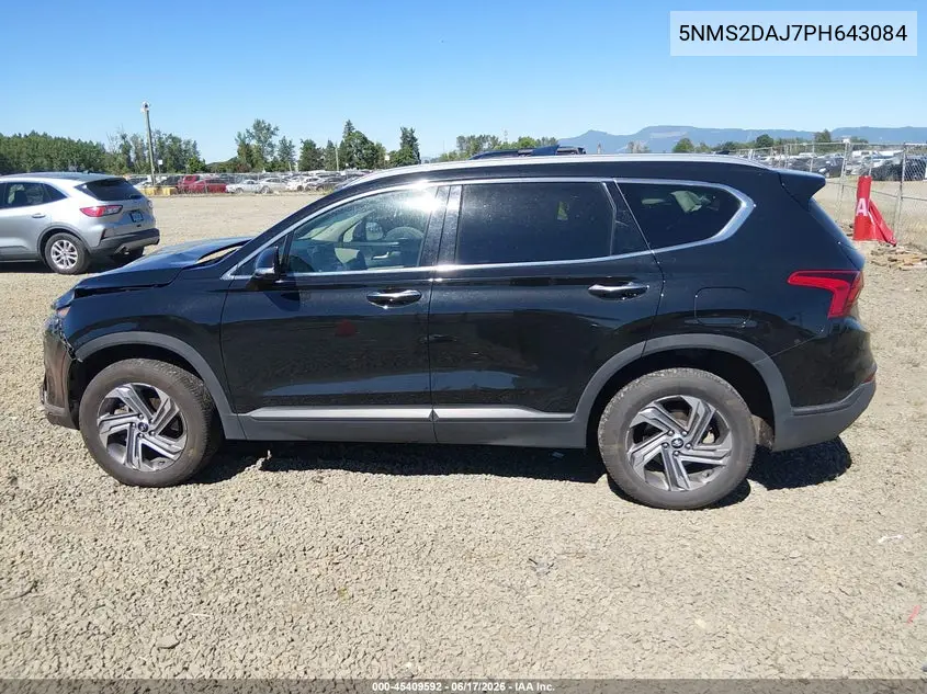 2023 Hyundai Santa Fe Sel VIN: 5NMS2DAJ7PH643084 Lot: 45409592