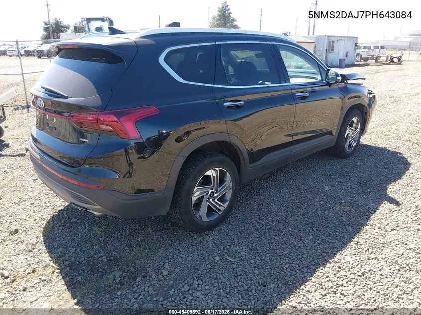 2023 Hyundai Santa Fe Sel VIN: 5NMS2DAJ7PH643084 Lot: 45409592