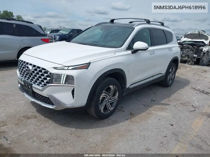 2023 Hyundai Santa Fe Sel VIN: 5NMS3DAJ6PH618996 Lot: 45413858