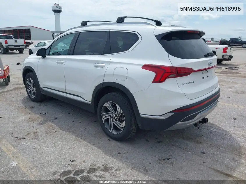 2023 Hyundai Santa Fe Sel VIN: 5NMS3DAJ6PH618996 Lot: 45413858