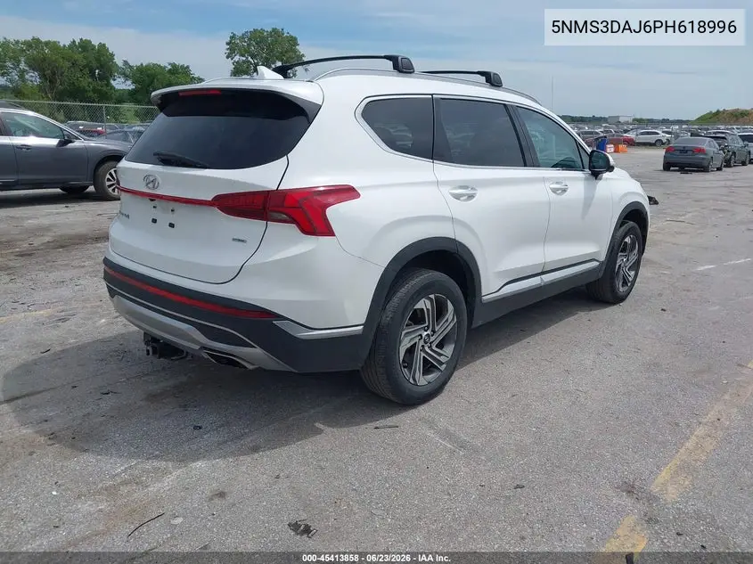 2023 Hyundai Santa Fe Sel VIN: 5NMS3DAJ6PH618996 Lot: 45413858