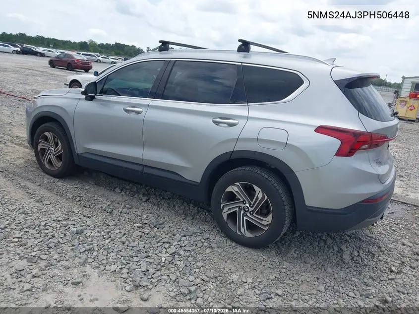 2023 Hyundai Santa Fe Sel VIN: 5NMS24AJ3PH506448 Lot: 45554357