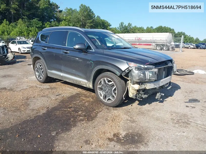 2023 Hyundai Santa Fe Limited VIN: 5NMS44AL7PH518694 Lot: 45558762