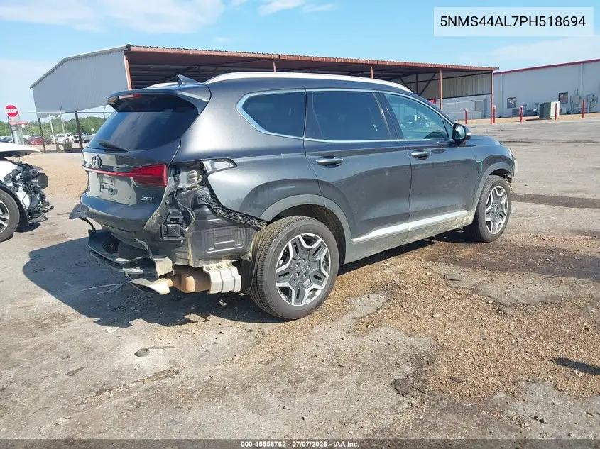 2023 Hyundai Santa Fe Limited VIN: 5NMS44AL7PH518694 Lot: 45558762