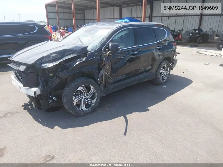 2023 Hyundai Santa Fe Sel VIN: 5NMS24AJ3PH649609 Lot: 45593081