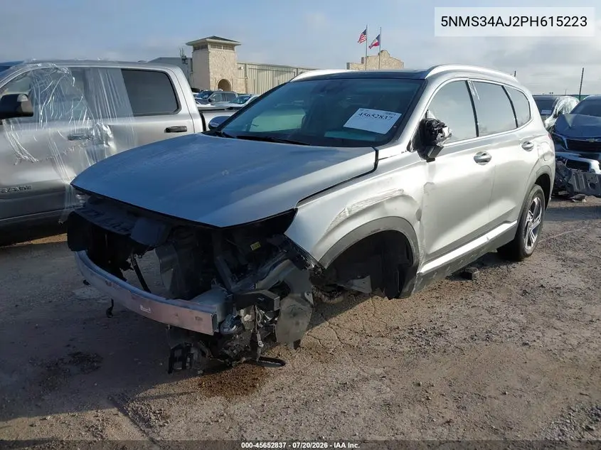 2023 Hyundai Santa Fe Sel VIN: 5NMS34AJ2PH615223 Lot: 45652837