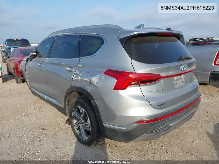2023 Hyundai Santa Fe Sel VIN: 5NMS34AJ2PH615223 Lot: 45652837
