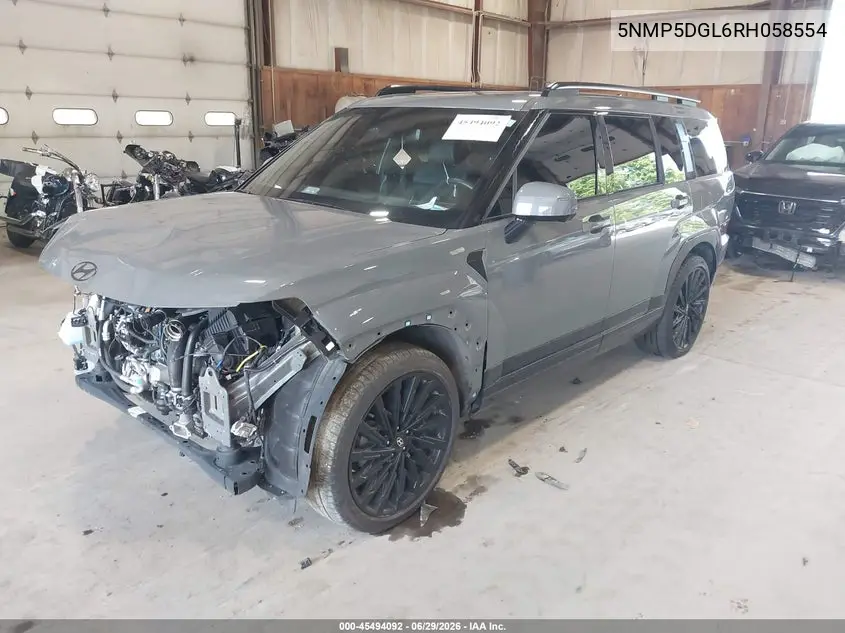 2024 Hyundai Santa Fe Calligraphy VIN: 5NMP5DGL6RH058554 Lot: 45494092